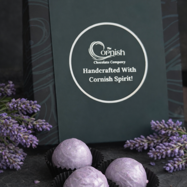 White Chocolate & Cornish Lavender Caramel Truffles